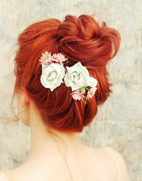 Wedding Hair Flower Ideas 18