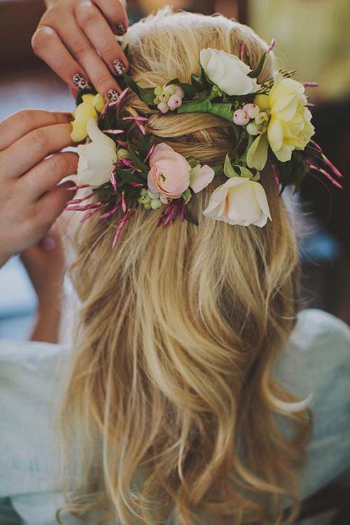 Wedding Hair Flower Ideas 3