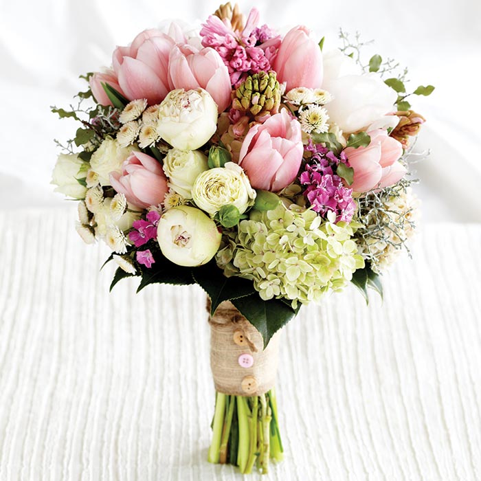 Pretty Wedding Bouquet by Debbie Oneill