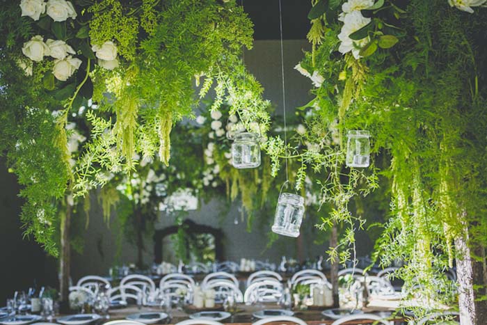 Suspended Floral Decorations by She Designs