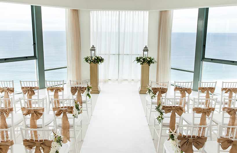 Coastal Chic White Wedding Style