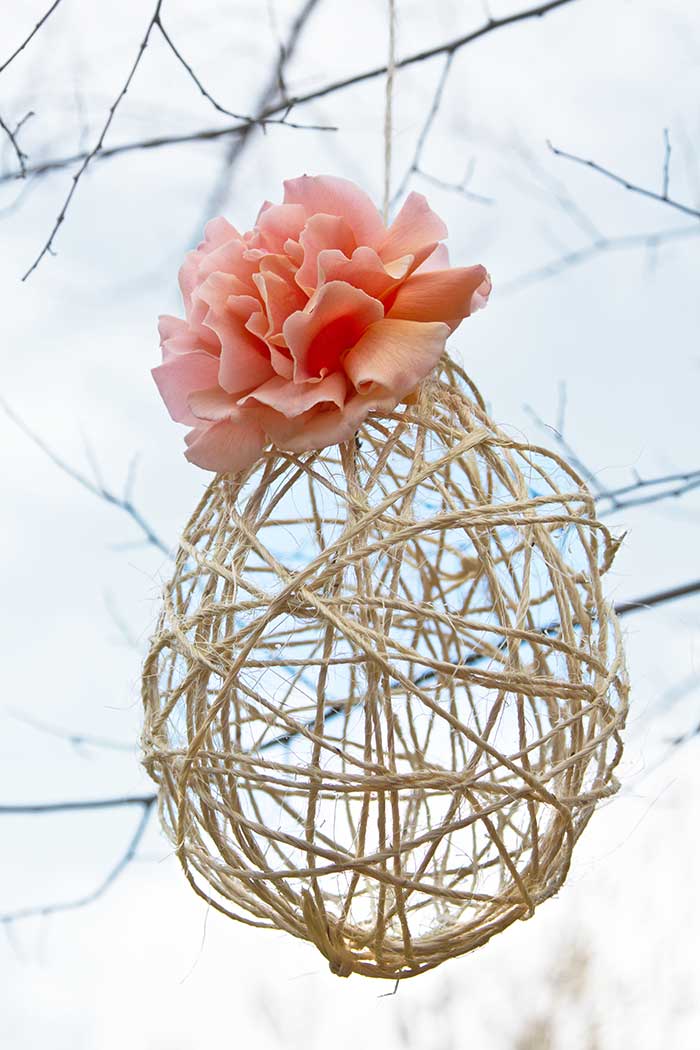 Hanging Sphere Wedding DIY