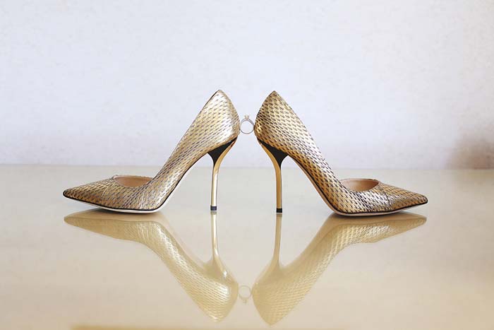 Jimmy Choo bridal shoes
