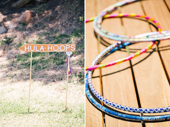 Hula Hoops Wedding