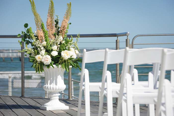 Wedding Ceremony at Port Melnourne Yacht Club