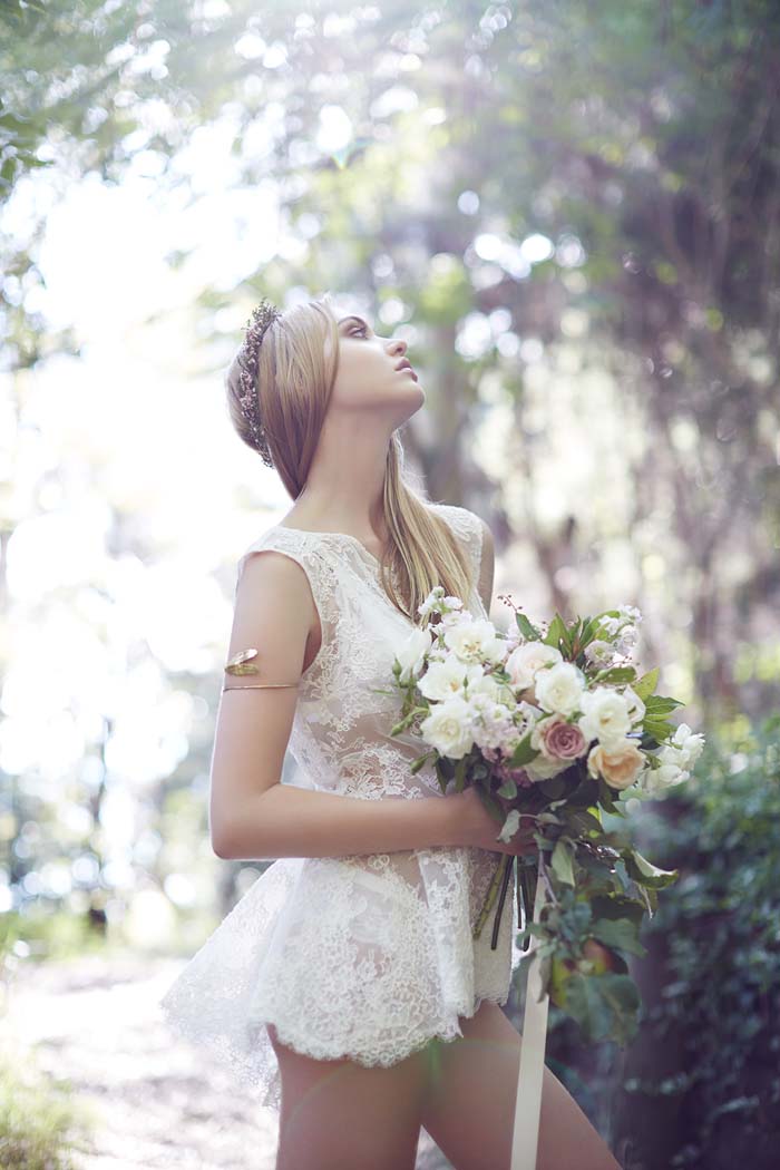 Bridal Fashion Editorial Into The Woods