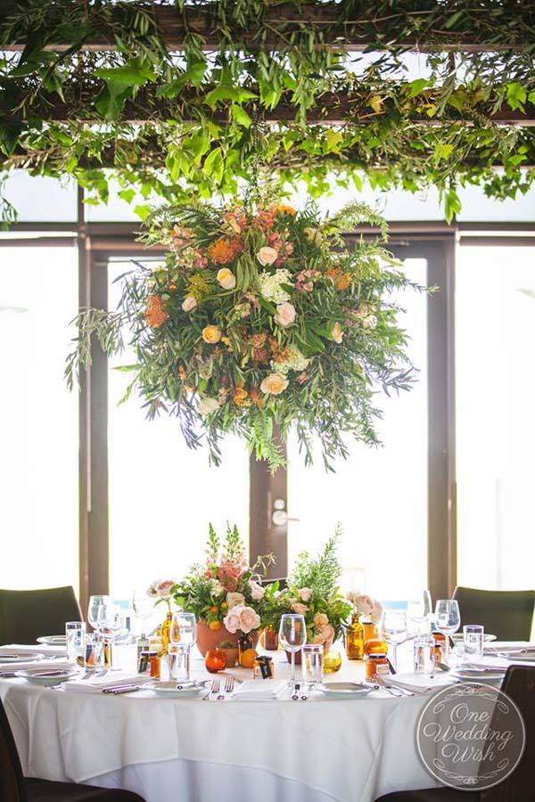 Hanging Flowers by One Wedding Wish