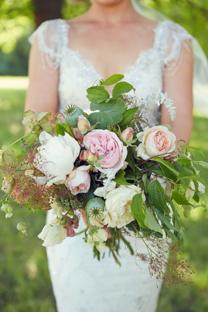 Wedding Bouquet by Flowers in a Vase