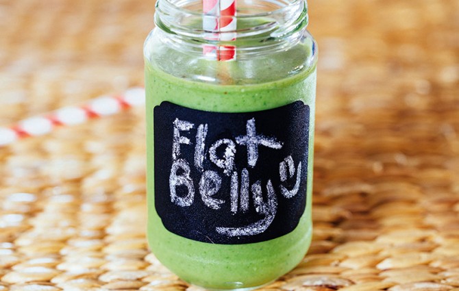 Flat Belly Green Smoothie Recipe