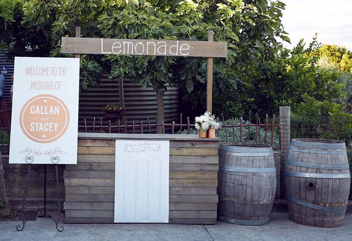 Wedding Lemonade Stand
