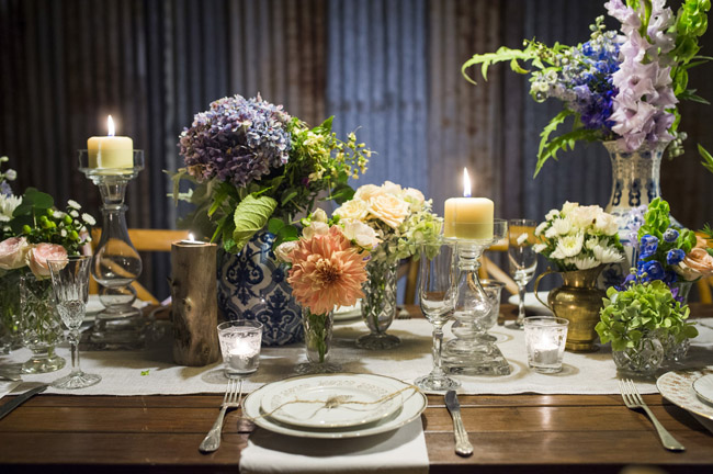Rustic Wedding Table Styling