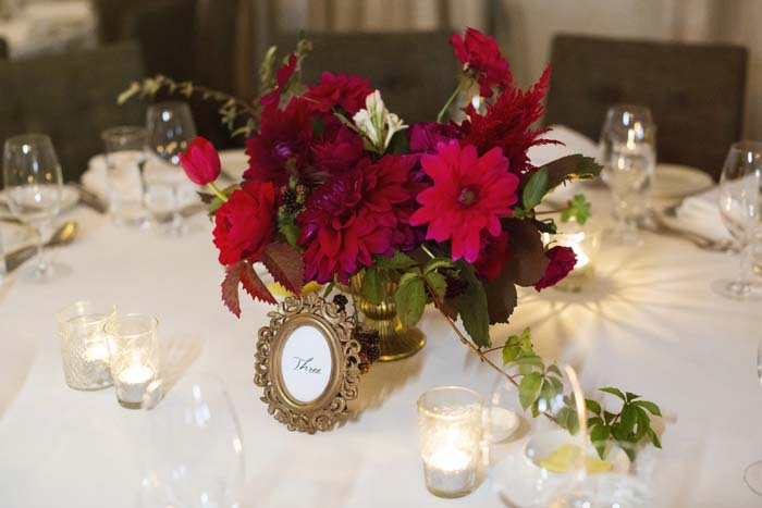 Wedding Table Flower Centrepieces