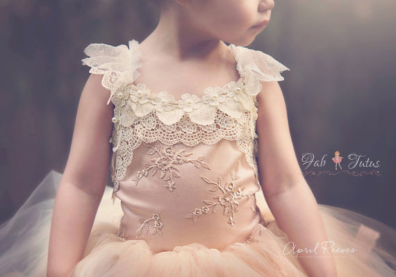 Flower Girl Dress available at Fab Tutus on Etsy