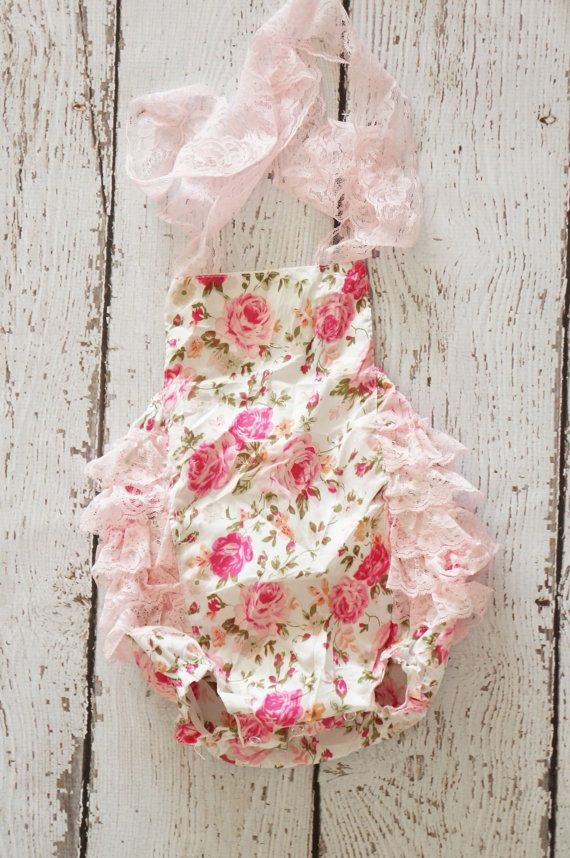 Flower Girl Romper Available at C E Bowtique on Etsy