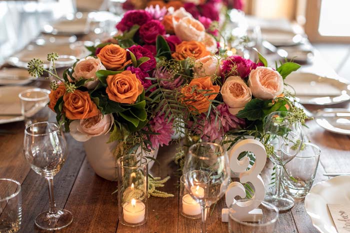 Wedding Table Flowers