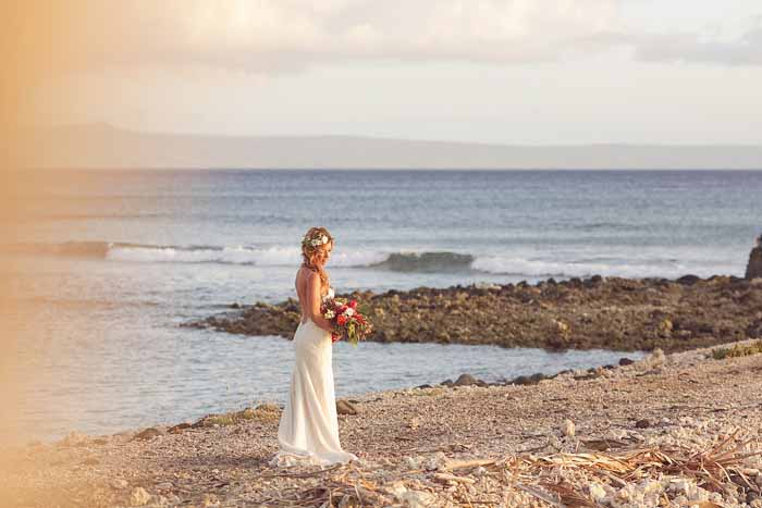 Romantic Red Pre Wedding Shoot in Maui