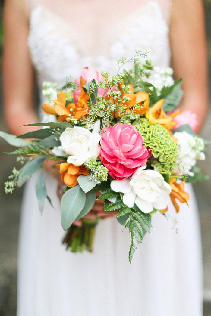 Bright Wedding Bouquet