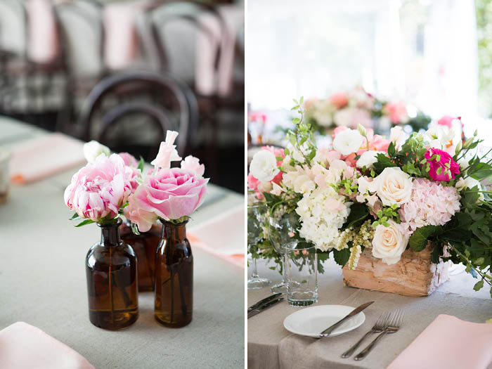 Floral Wedding Table Arrangements
