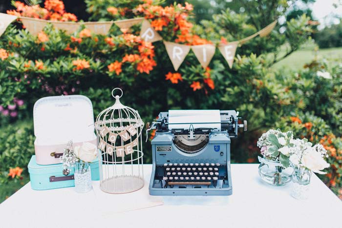 Vintage Wedding Typewriter
