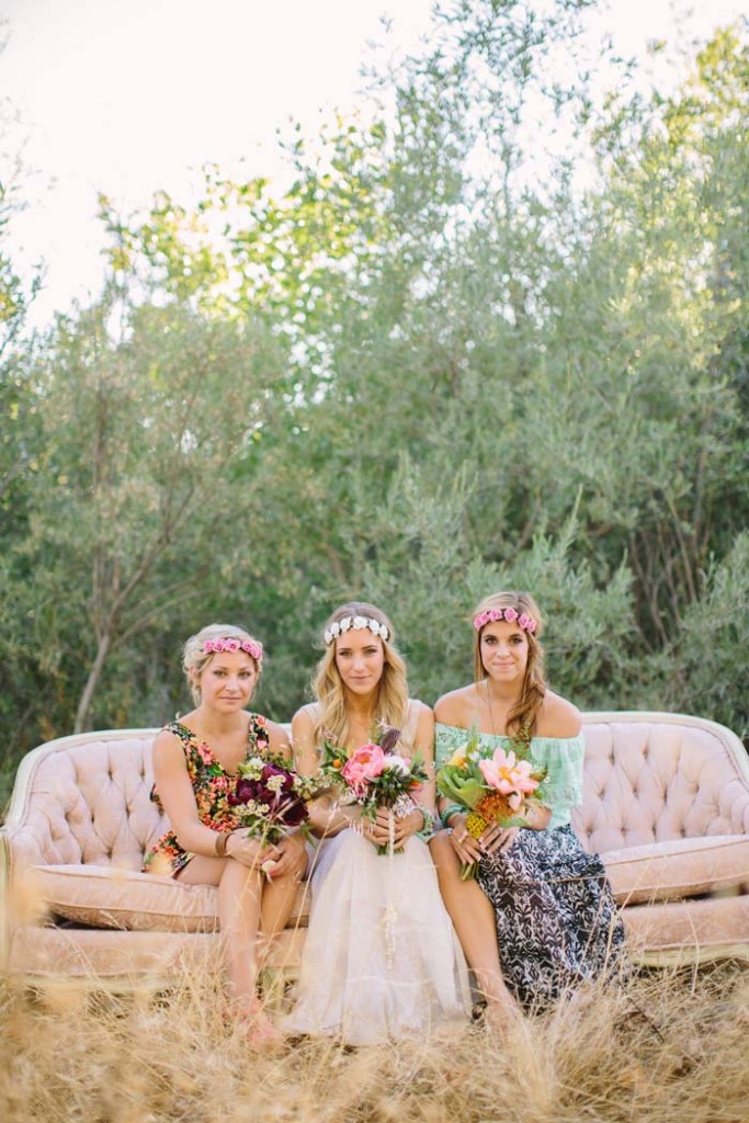 Bohemian Bridesmaids Dresses from Three Bird Nest