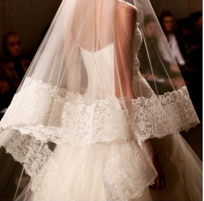 lace, veil, wedding dress, detailed veil, bride