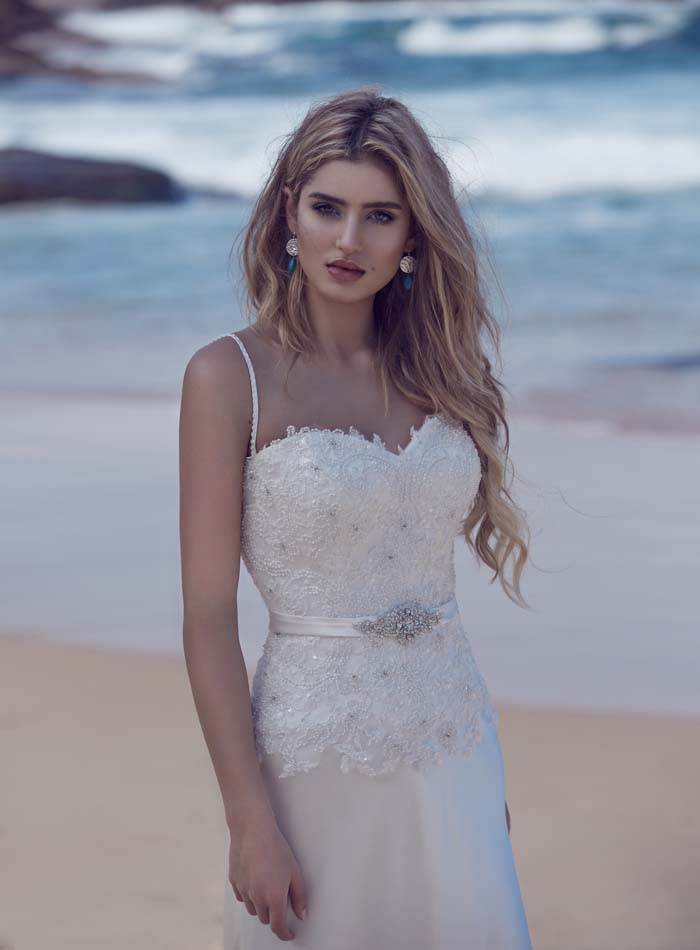 Beach Wedding Dress by Christina Rossi