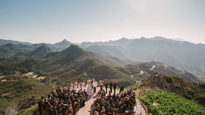 Wedding Ceremony in the Mountains