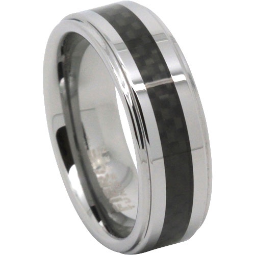 Tungsten Ring with Carbon Fine Centreline