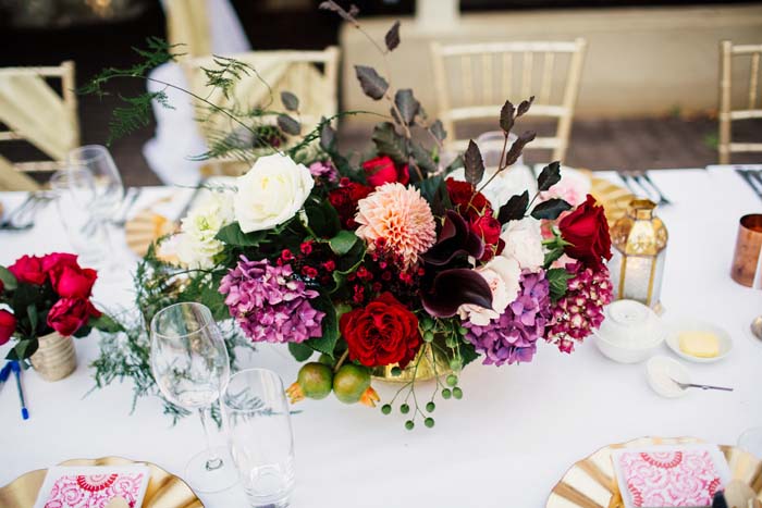 Wedding Table Flowers
