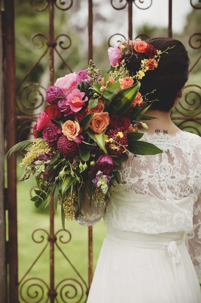 Bright Coloured Wedding Flower Inspiration