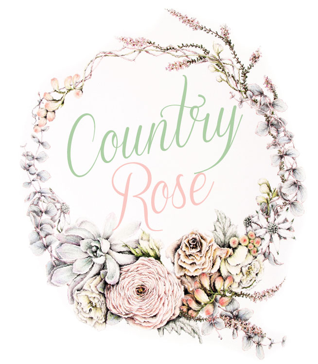 Country Rose Bridal Fashion Editorial