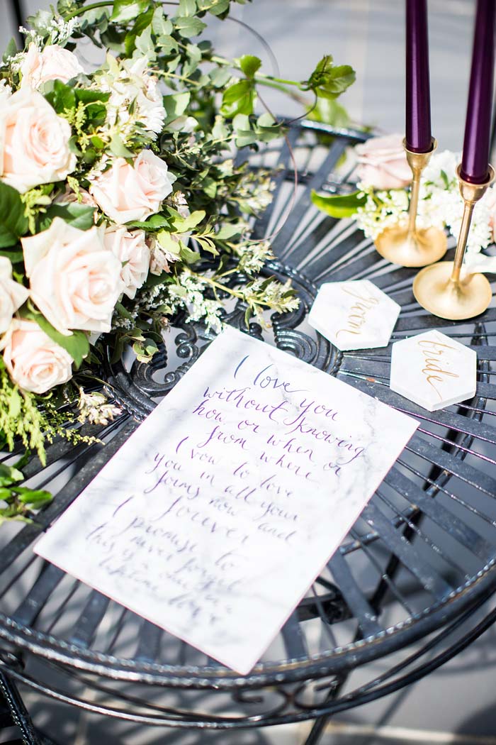Marble Wedding Inspiration by lilelements