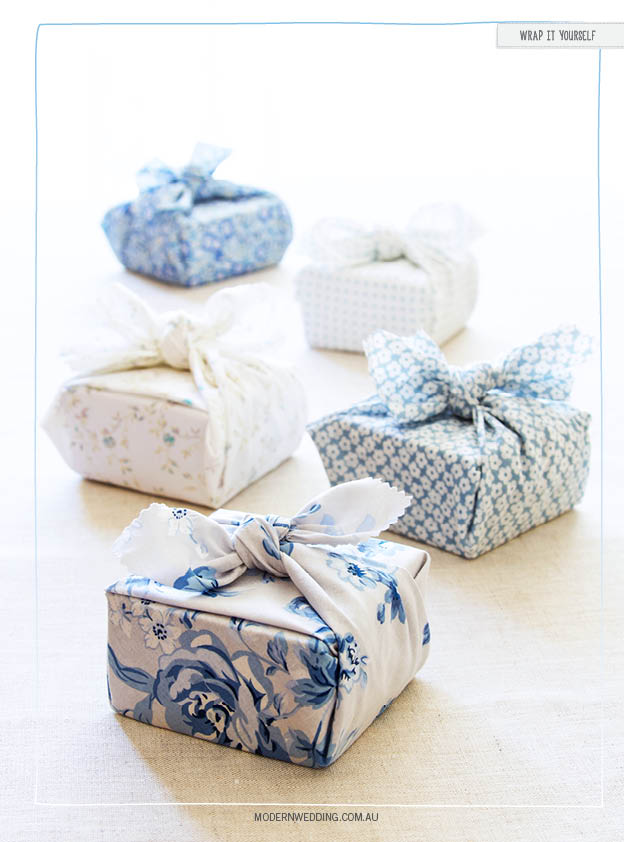 DIY Tutorial Gift Wrapping with Furoshiki