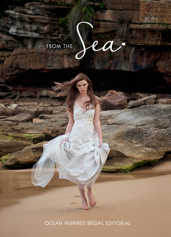 An Ocean Inspired Wedding Dress Editorial