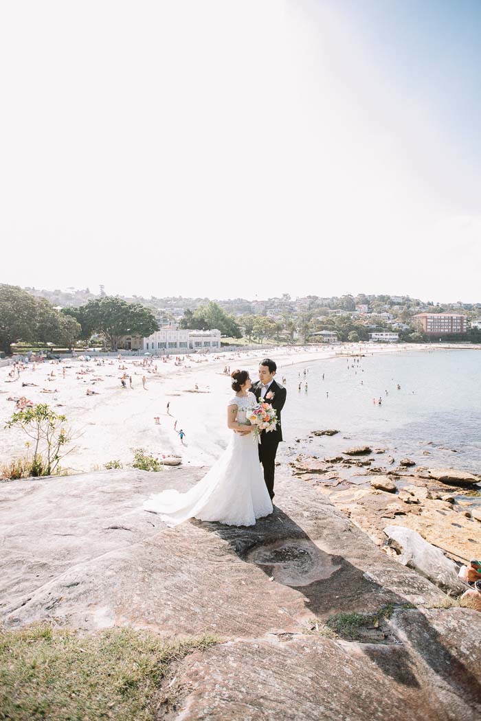 A Pretty, Pastel Wedding On Sydney Harbour