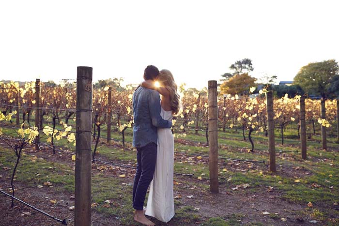 honeymoon photography session winery