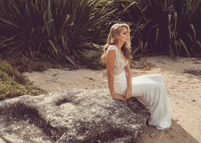 Seaside Romance - A Beachy Bridal Fashion Editorial - Modern Wedding