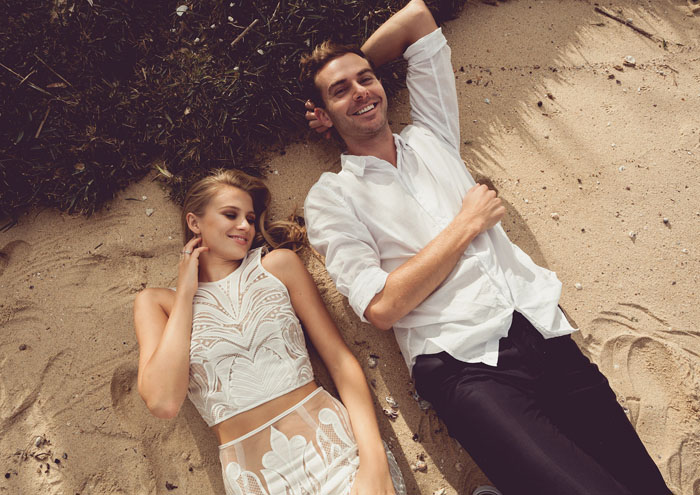 Seaside Romance - A Beachy Bridal Fashion Editorial - Modern Wedding