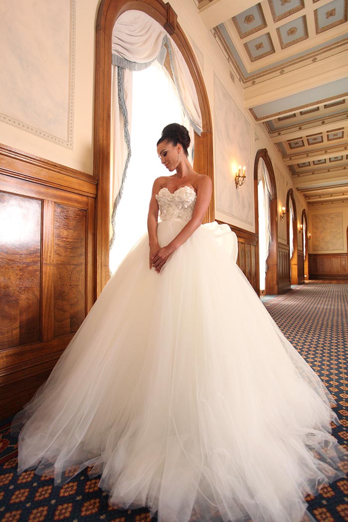 Gown is Suzanna Blazevic / Photography by Our Carousel Studios / Hair by Fabulous Hair Up / Makeup Helen Samaryan / Venue Royal Automobile Club of Australia