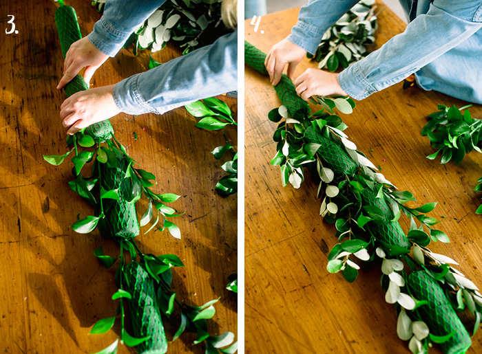 DIY Floral Garland Tutorial! Modern Wedding