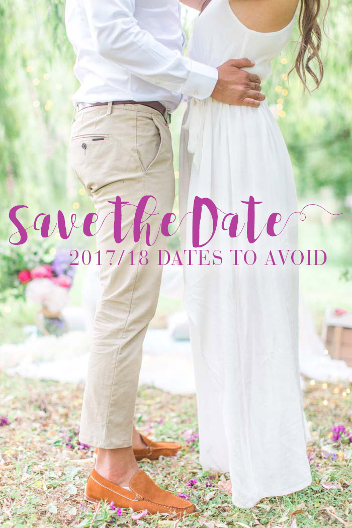 Wedding dates to avoid