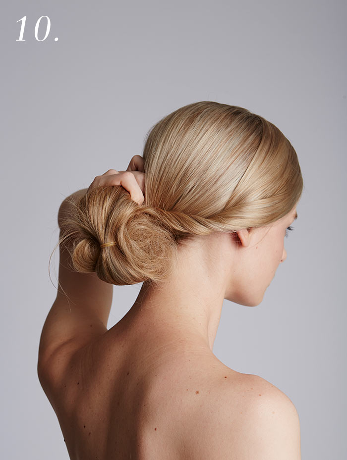 Step By Step Nape Roll Hair Tutorial Modern Wedding