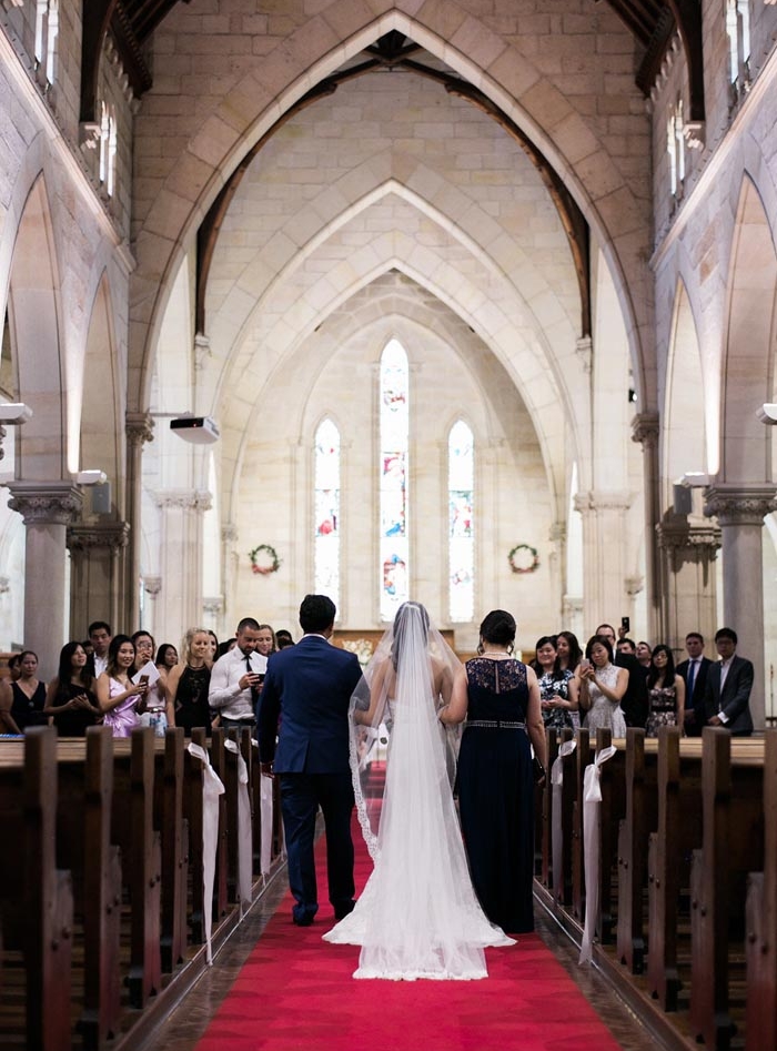 traditional church wedding ceremony