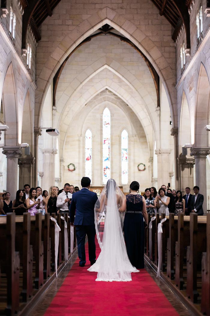 traditional church wedding ceremony