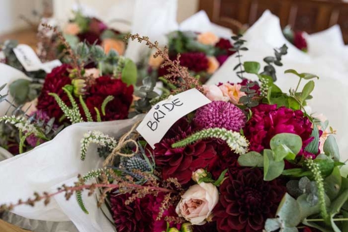 bride’s wedding flowers