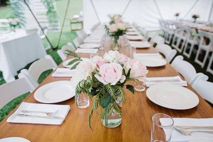 rustic marquee tent wedding 3