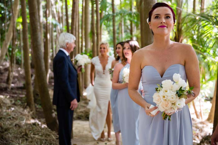 pastel blue bridesmaid dress