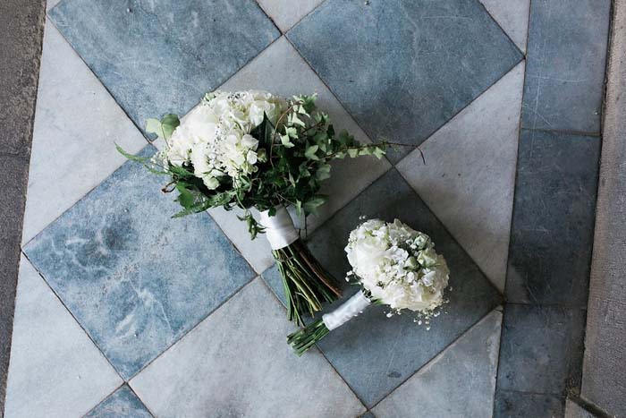 elegant real wedding bouquet