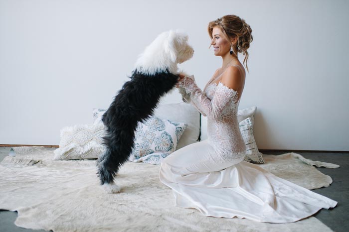 boho glam wedding dress