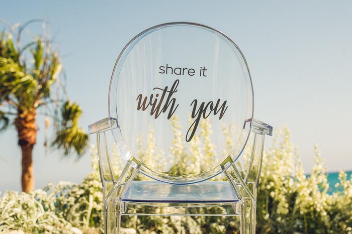 edgy romantic wedding inspiration perspex chairs